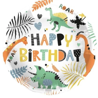 Fólia lufi Dino üvölt - 45 cm Héliummal