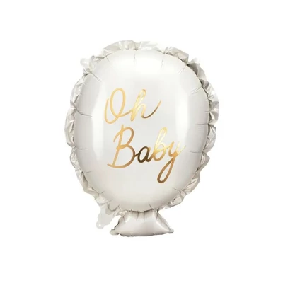 Fólia lufi - 27"-es Babaváró Oh baby, 53x69 cm Léggömb