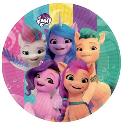 My Little Pony, Én kicsi pónim Papírtányér 8 db-os 23 cm