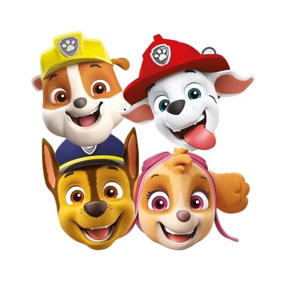 Paw Patrol, Mancs Őrjárat Color Paws maszk, álarc 8 db-os