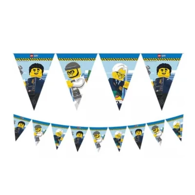 Lego City zászlófüzér