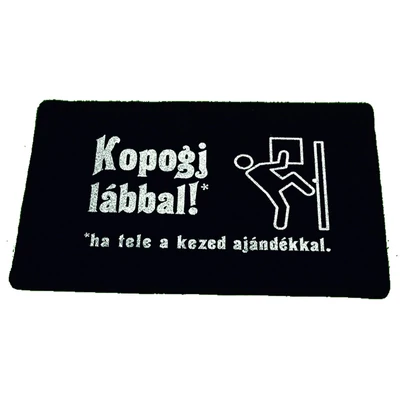 Lábtörlő - Kopogj lábbal