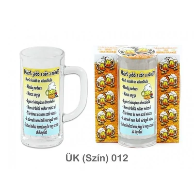 Vicces korsó - Miért jobb a sör a nőnél?