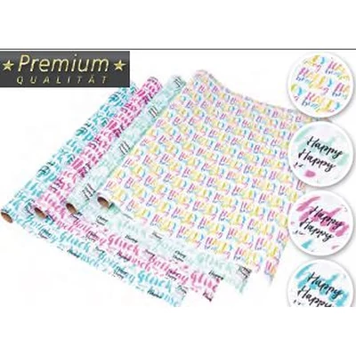 Csomagolópapír - Graffitis - Happy Birthday