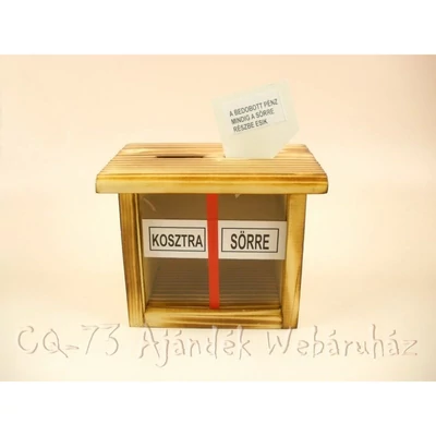 Tréfás persely Kosztra-Sörre