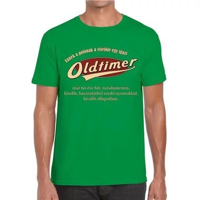 Póló - Oldtimer "30" XL (zöld)