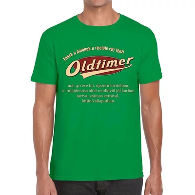 Póló - Oldtimer "40" XL (zöld)