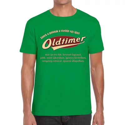 Póló - Oldtimer "50" M (zöld)