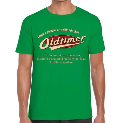 Póló - Oldtimer "60" XL (zöld)