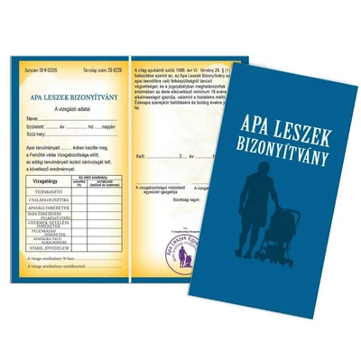 Bizonyítvány - Apa leszek