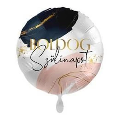 17 inch-es Boldog Szülinapot Modern Vibes Szülinapi Fólia Lufi