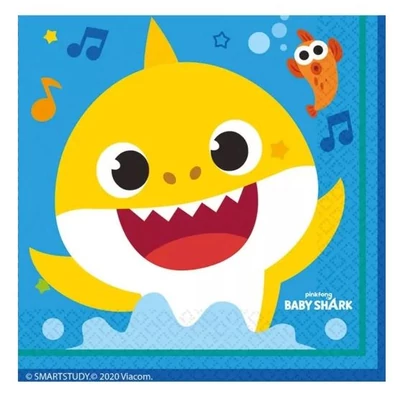 BABY SHARK SZALVÉTA, 16 DB/CS, 33X33 CM