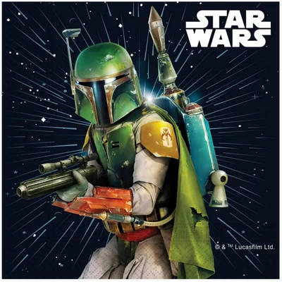 Star Wars Galaxy Parti Szalvéta - 33 cm x 33 cm, 20 db-os