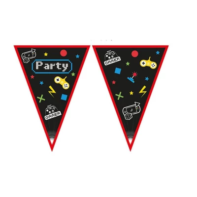 Gaming Party zászlófüzér 2,3m