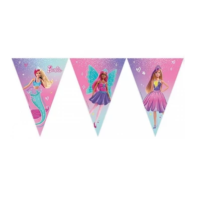 Barbie Fantasy zászlófüzér 9 zászló