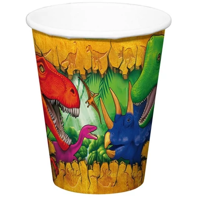 Dinós pohár 6db