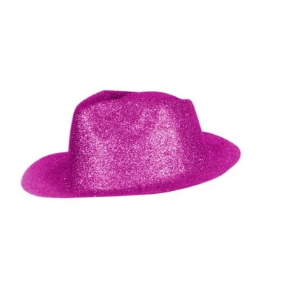 Pink glitteres kalap