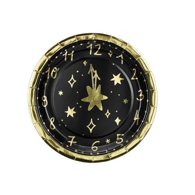 Tányér - Papír Óramintás