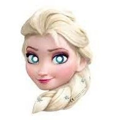 Maszk Frozen2- Jégvarázs papír maszk - Elza