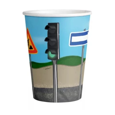 Építkezés, Építkezés papír pohár 8 db-os