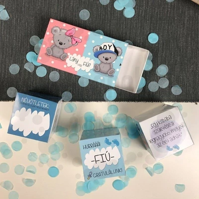 Kirobbanó meglepetés babaváróra- Fiú