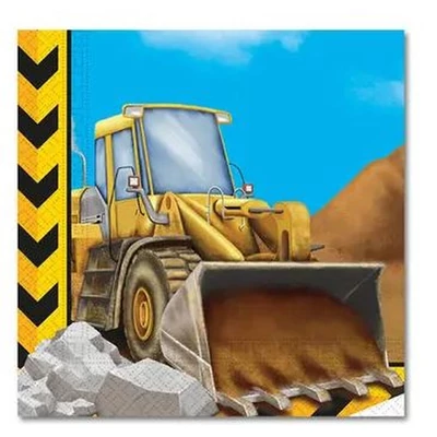 Construction, Építkezés szalvéta 20 db-os