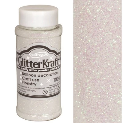 Glitter - Iridescent (fehér csillogó)