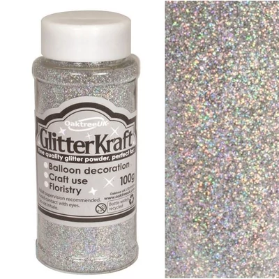 Glitter - Holographic Silver
