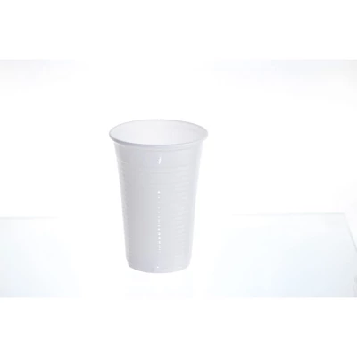 Pohár - Műanyag - 2 dl-es, 100 darabos fehér 2,9g