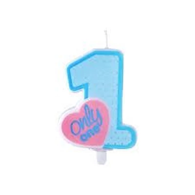 Tortagyertya - 1-es szám, szives, kék