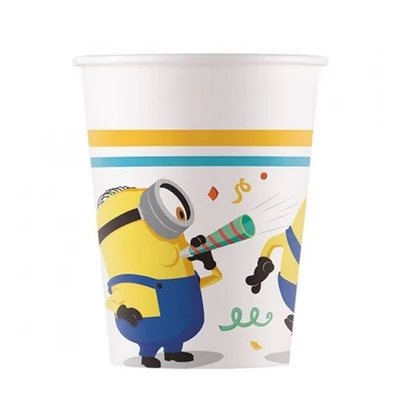 Minyonok - Minions Rise of Gru Parti Pohár 8 db-os, 200 ml