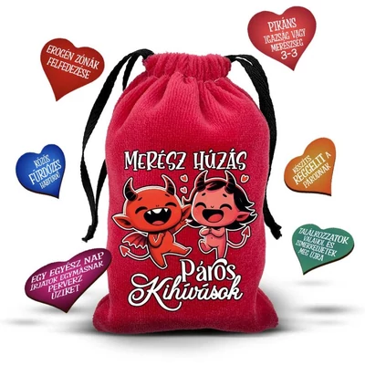 Merész Húzás - Páros Kihívások - Szerelmes Ajándék - Piros
