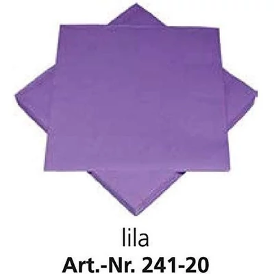 Szalvéta - Egyszínű, 3 rétegű, Lila, 20db