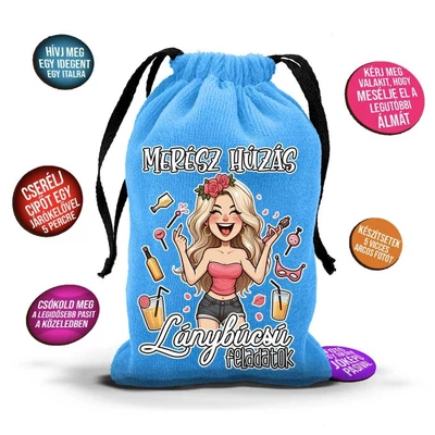 Merész húzás - Lánybúcsú feladatok (kék)