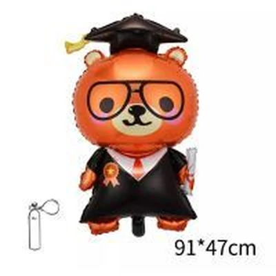 Fólia léggömb - Ballagási mackó doktor