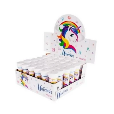 Buborékfújó - Unikornis mintás