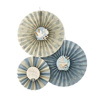 Rozetta- Babaváró baby blue rozetta szett (3db/csomag)