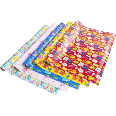 Csomagolópapír - gyerekmintás 2m x 70cm