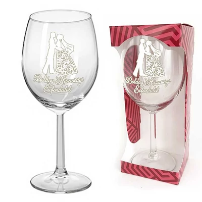 Borospohár- Boldog Házassági évfordulót!