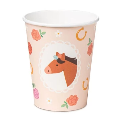 Pohár - Lovas, 6 darab/csomag