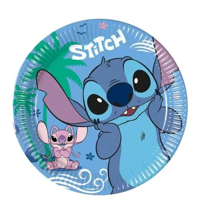 Lilo és Stitch A csillagkutya Angel papírtányér 8db-os, 20 cm