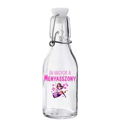 Csatos üveg - Én vagyok a mennyasszony, 150 ml