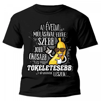 Vicces Pólók - Az éveim múlásával egyre szebb, jobb, okosabb