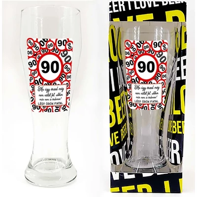 Sörös pohár - Ha úgy érzed 90 karikás