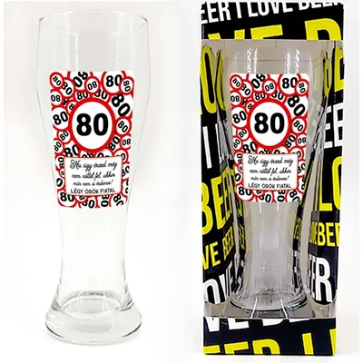 Sörös pohár - Ha úgy érzed 80 karikás
