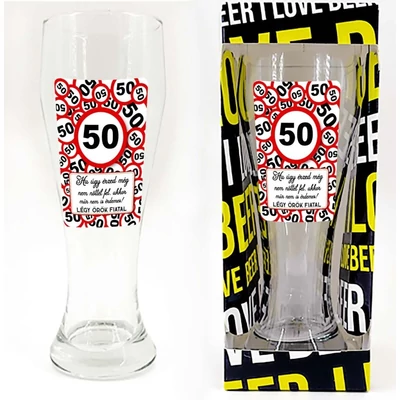 Sörös pohár - Ha úgy érzed 50 karikás