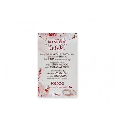 Kis fa tábla - Két szerető lélek...házassági évforduló