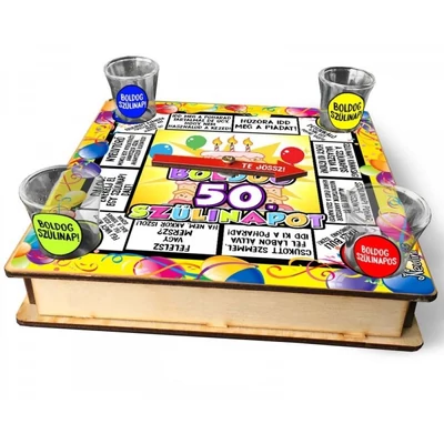 Ivós Társasjáték - Boldog 50. Születésnapot!