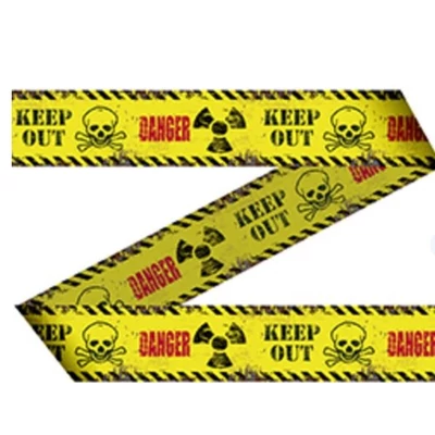 Jelölőszalag - Danger/Keep Out, 15 méter