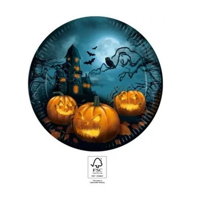 Halloween Sensations papírtányér 8 db-os 23 cm